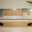 Keku Scribe ToolDrill the trim, four holes for each connector. Mount the female portion of the connector in the holes closest to the wall.                   