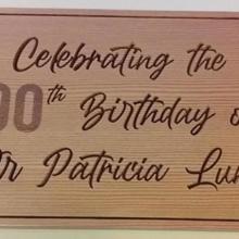 Birthday Plaque